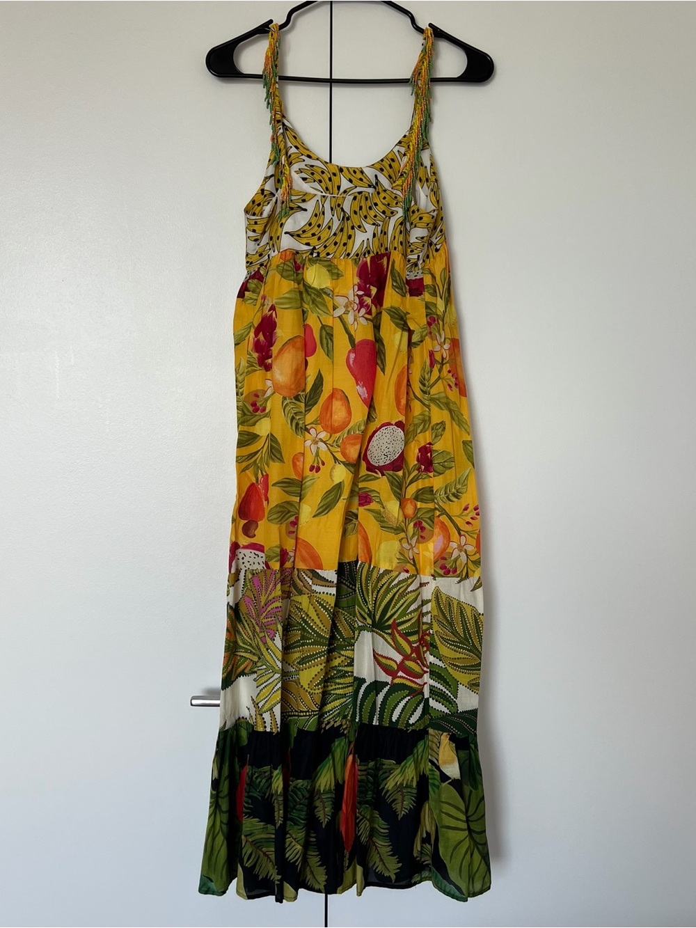 FARM Rio "Mixed Prints Patch" Maxi Dress | Multi | XS - Picture 3 of 4